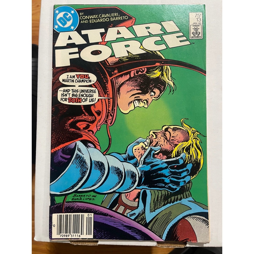 DC Comics Atari‎ Force 13 Comic Book January 1986 Martin Manhunter